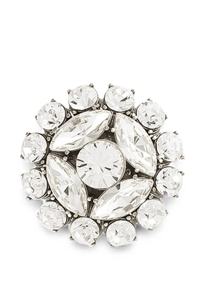 Dolce & Gabbana rhinestone brooch - Silver