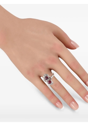 LB Exclusive ruby and diamond ring - Silver