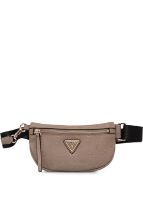 GUESS USA Devon logo-debossed belt bag - Brown