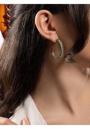 Gas Bijoux Lyre Lucky hoop earrings - Gold