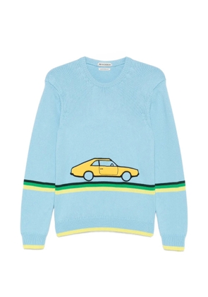 JW Anderson car-patch sweater - Blue