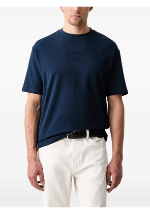 Karl Lagerfeld embossed logo T-shirt - Blue