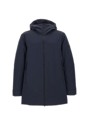 Peuterey logo-patch parka - Blue