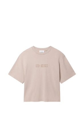 Axel Arigato Reflection logo-print T-shirt - Neutrals