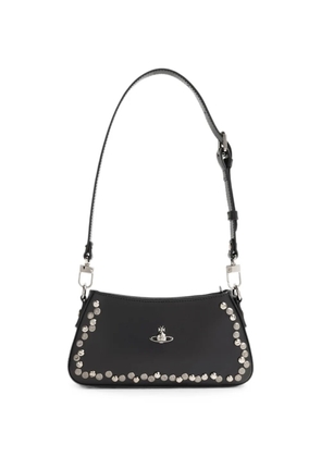Vivienne Westwood Tasha studded leather shoulder bag - Black