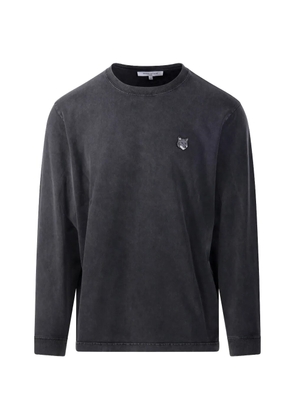 Maison Kitsuné Fox Head long-sleeve T-shirt - Black