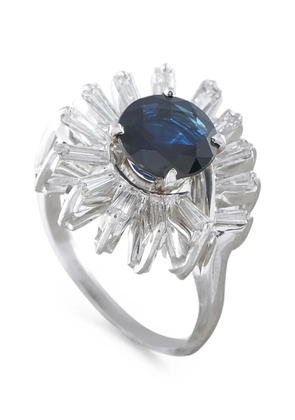 LB Exclusive sapphire and diamond ring - Silver