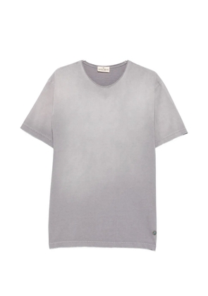 ANTIK DENIM faded-effect raw-cut T-shirt - Grey