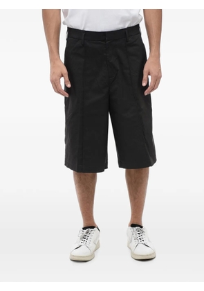 Neil Barrett multi-pocket cotton-blend cargo shorts - Black