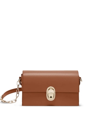 Furla Eclisse leather shoulder bag - Brown