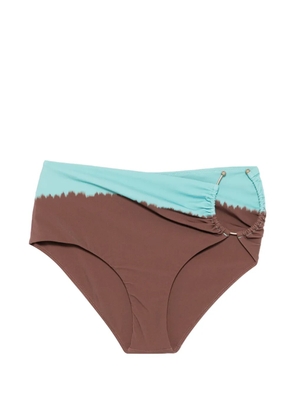 Christopher Esber U Prong ombre bikini briefs - Brown