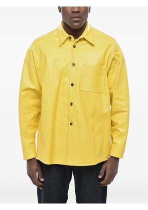 Marni chest-pocket overshirt - Yellow