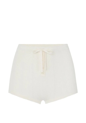 Elisabetta Franchi knit openwork briefs - Neutrals