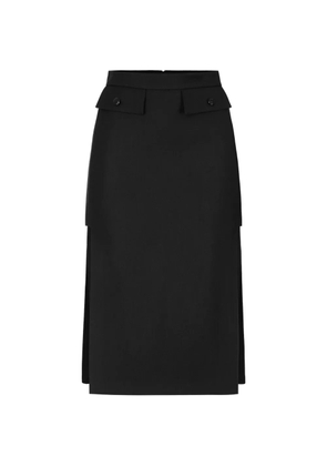 Elisabetta Franchi cool wool skirt - Black
