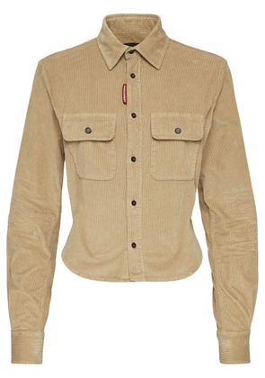 DSQUARED2 corduroy shirt - Neutrals