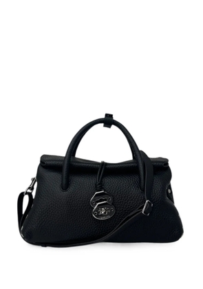 Zanellato small Dotta Centauro studded leather shoulder bag - Black