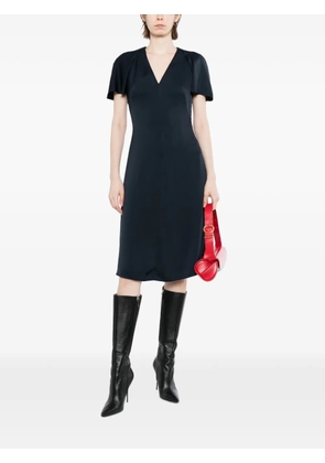 Jil Sander Sablé Envers dress - Blue