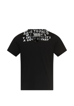 MM6 Maison Margiela SIDA-print T-shirt - Black