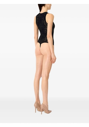 Wolford Infinite Rose floral-pattern bodysuit - Black