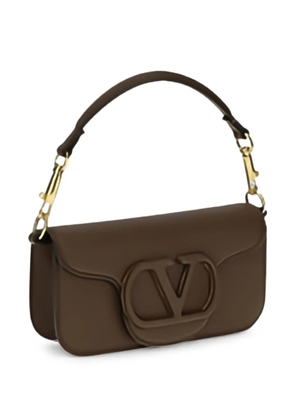 Valentino Garavani mini Locò leather tote bag - Brown