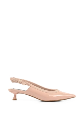 Karl Lagerfeld bow-detail slingback pumps - Pink
