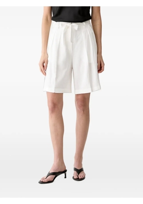 VICOLO tie-waist pleated shorts - White