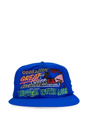 Better with Age embroidered baseball cap - Blue