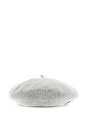 Maison Margiela Four Stitches wool beret - Grey