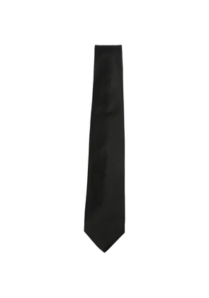Barba pointed-tip tie - Black