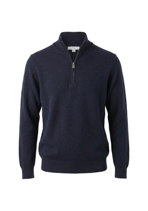 Malo half-zip cashmere sweater - Blue