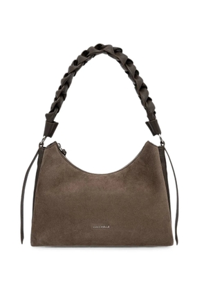 Coccinelle braided-handle shoulder bag - Brown