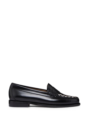 G.H.Bass Weejuns Penny leather weave loafers - Black