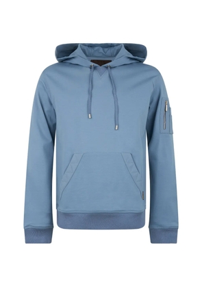 Moorer zip-pocket hoodie - Blue