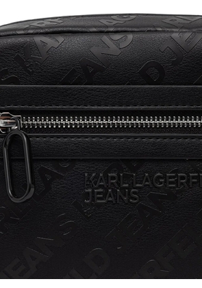 Karl Lagerfeld Jeans logo-embossed belt bag - Black