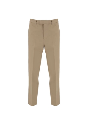 Emporio Armani logo-patch trousers - Neutrals