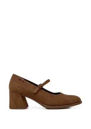 Camper Kora buckle-fastening pumps - Brown