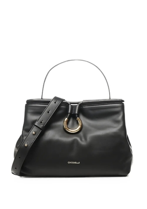 Coccinelle ring-detail shoulder bag - Black
