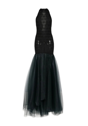 Atu Body Couture halterneck tulle dress - Black