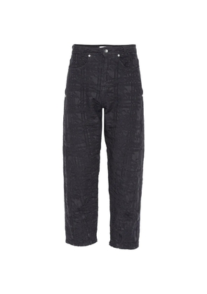 Henrik Vibskov Amphi jacquard trousers - Black