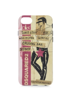 DSQUARED2 iPhone 8 Plus graphic-print case - Neutrals
