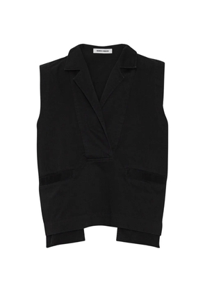 Henrik Vibskov Auto lapel-collar vest - Black