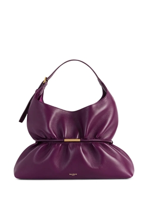 Balmain Sphynx medium bag in smooth leather - Purple