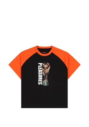 Pleasures Trophy logo-print T-shirt - Black