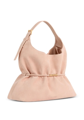 Balmain Sphynx medium bag in suede - Pink