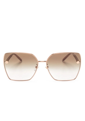 Versace Eyewear oversize-frame sunglasses - Pink
