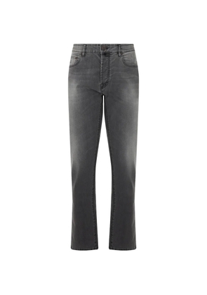 Moorer faded five-pocket jeans - Grey
