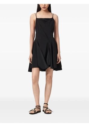 AllSaints Claire draped mini dress - Black