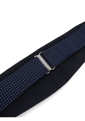 Corneliani patterned silk cummerbund - Blue