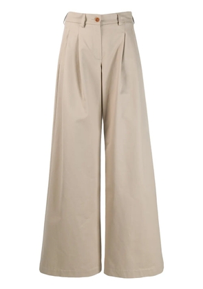 Jejia Katherine wide leg trousers - Neutrals