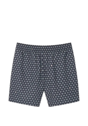 Lacoste tennis-print shorts - Blue